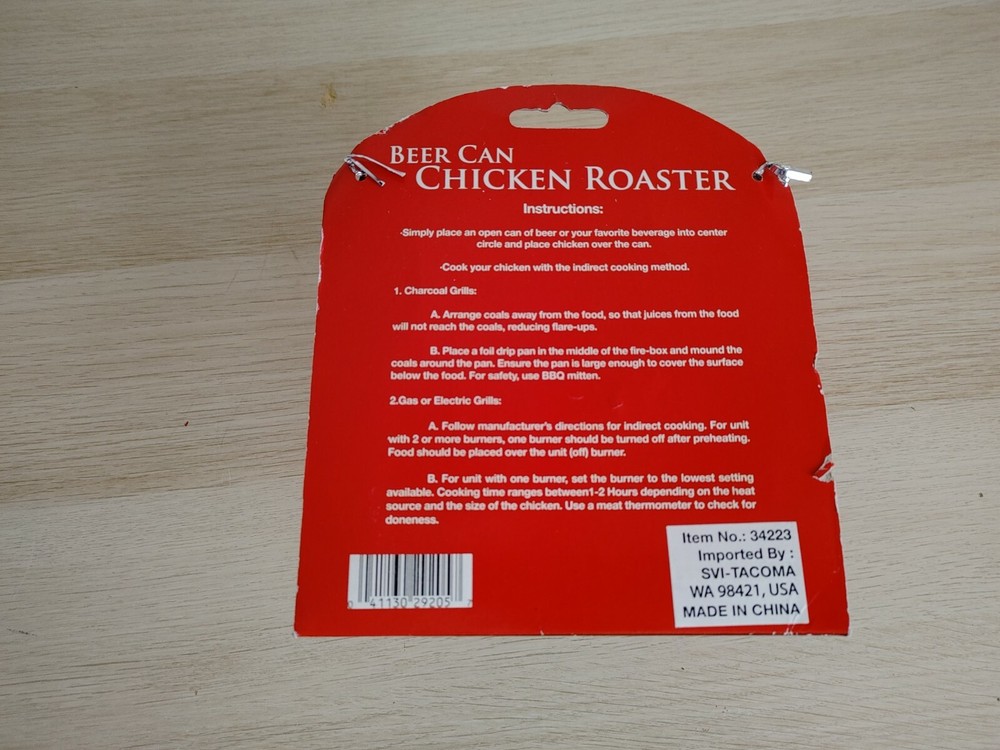 Beer Can Chicken Roaster Tool stand.