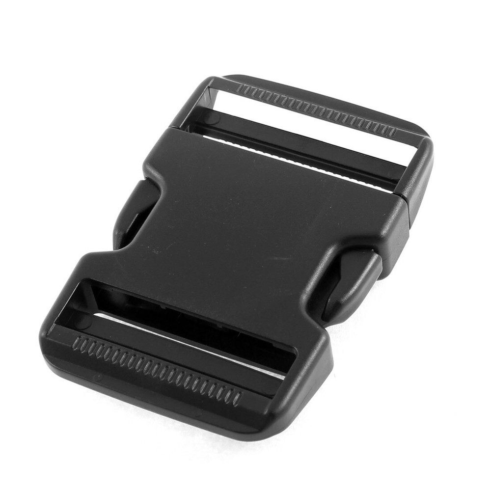 Plastic Clasp Side Release Buckle Black 2 Inches Webbing Strap