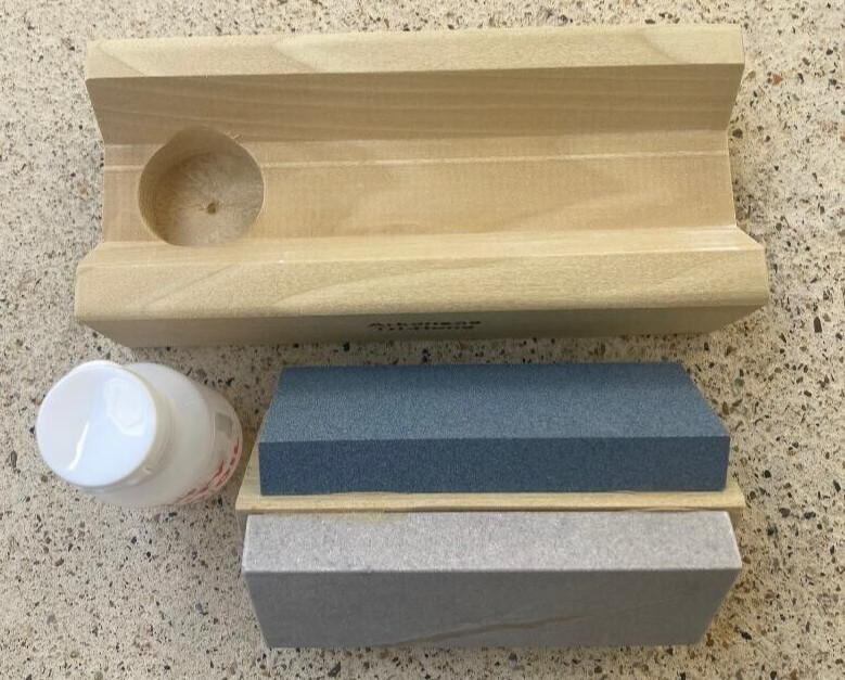 Tri 4 Arkansas Knife Sharpening Stone Kit