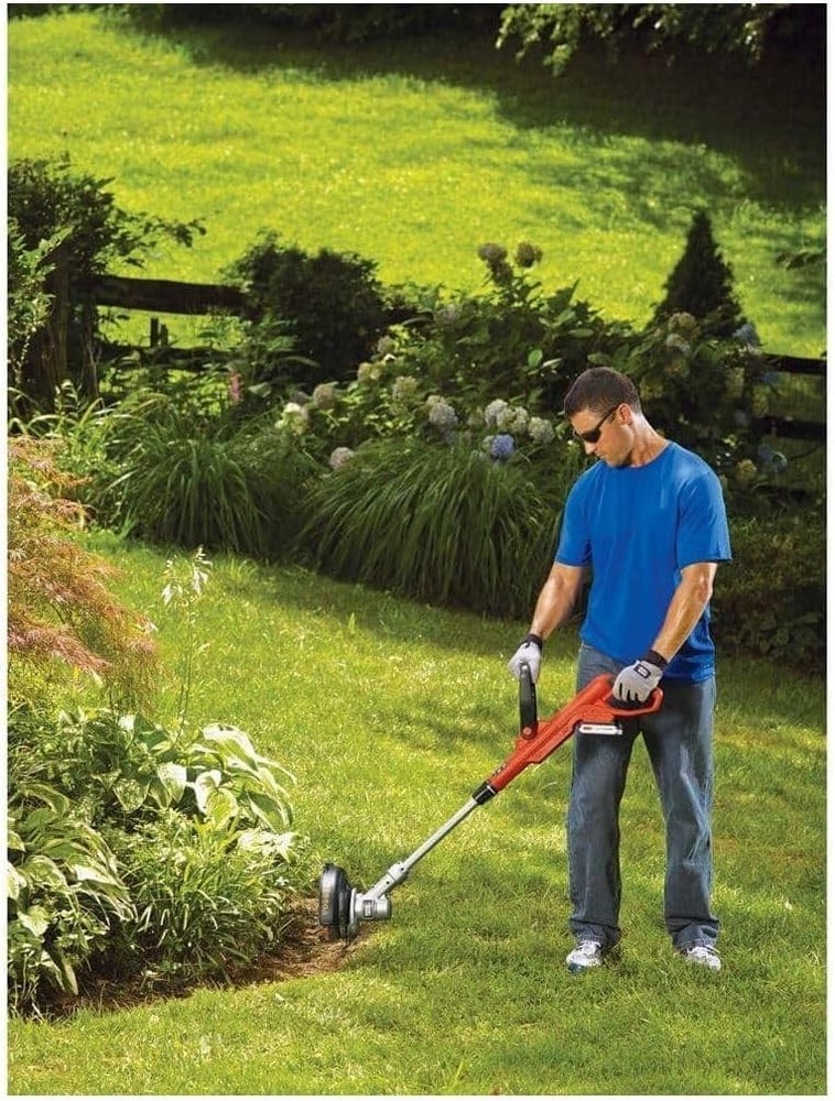 BLACK DECKER 20V MAX String Trimmer & Edger 2 in 1 Cordless Weed Wacker W/ Auto