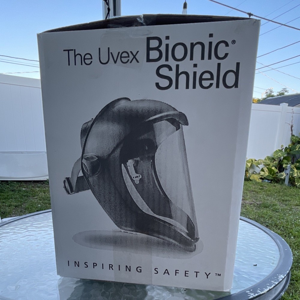 Uvex Bionic Shield S8500 Uncoated Face Shield Polycarbonate Visor