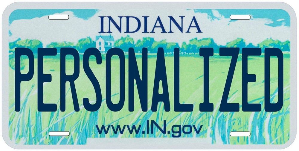 Personalized Indiana 2003 Car License Plate Any Text