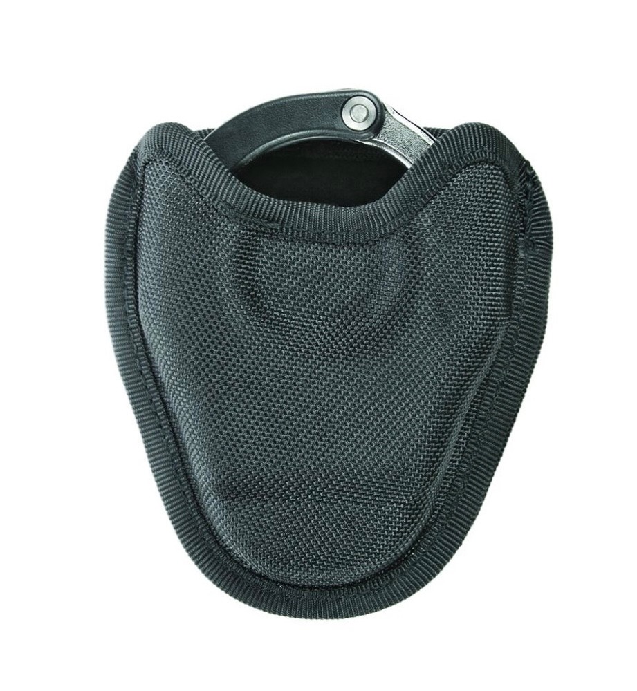 Heros Pride Ballistic Nylon Open Top Single Handcuff Case Black