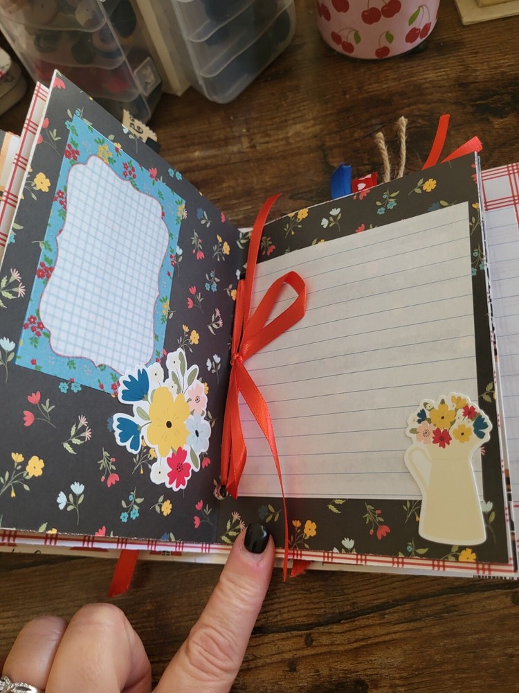 Farmhouse Kitchen Journal With Tags And Charms