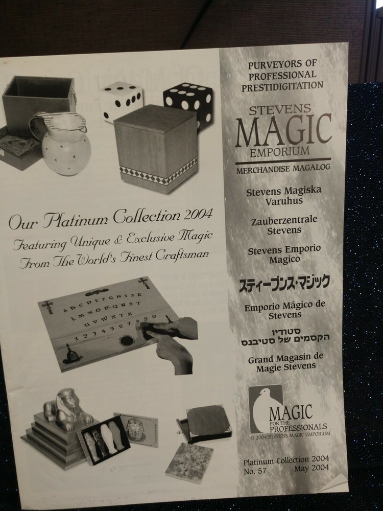 Stevens Magic Emporium Catalog Merchandise Magalog No. 57 May 2004