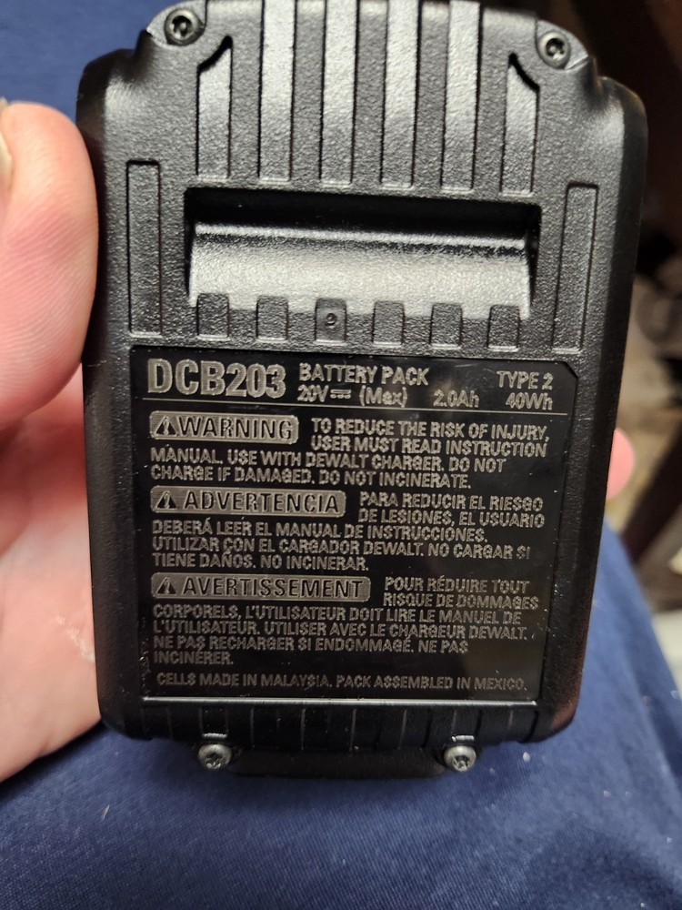 20v Dewalt Lithium Battery