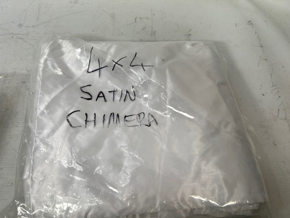 4x4 White Satin Chimera for Butterfly frame