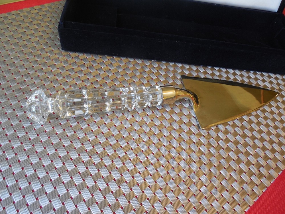 Crystal Legends By Godinger Cake Serving Knife With Box