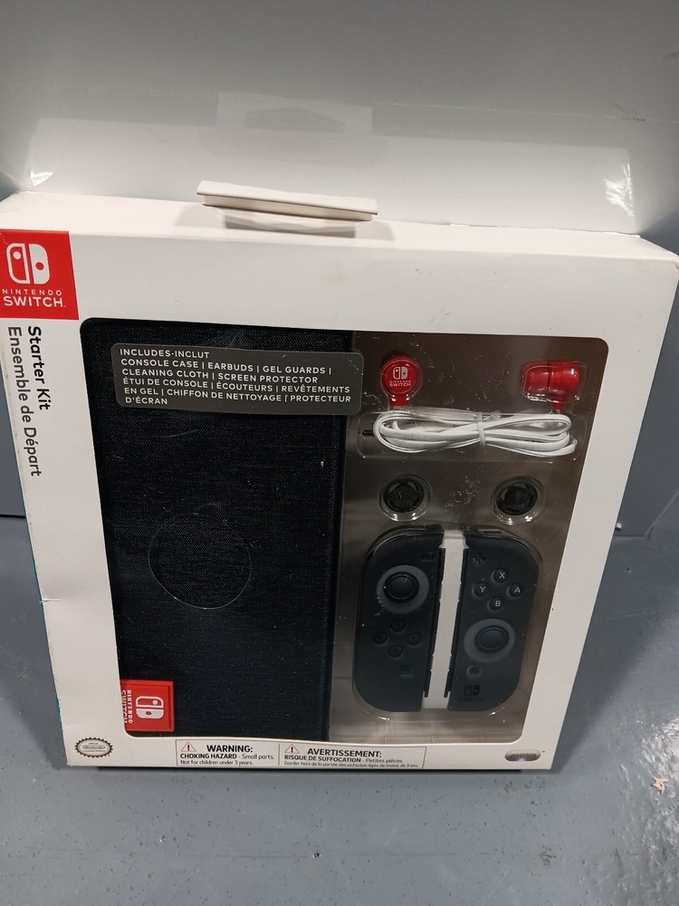 PDP Nintendo Switch Starter Kit With Travel Case, Screen Protector In Box - 2017
