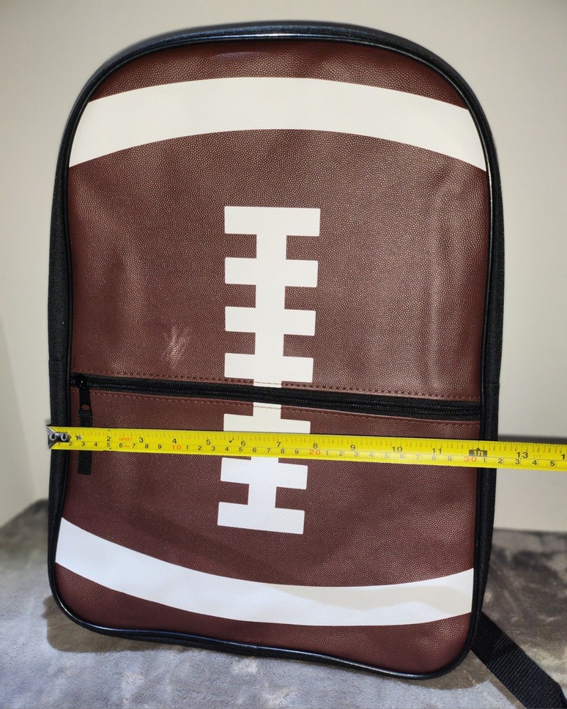 Metropack football-themed backpack