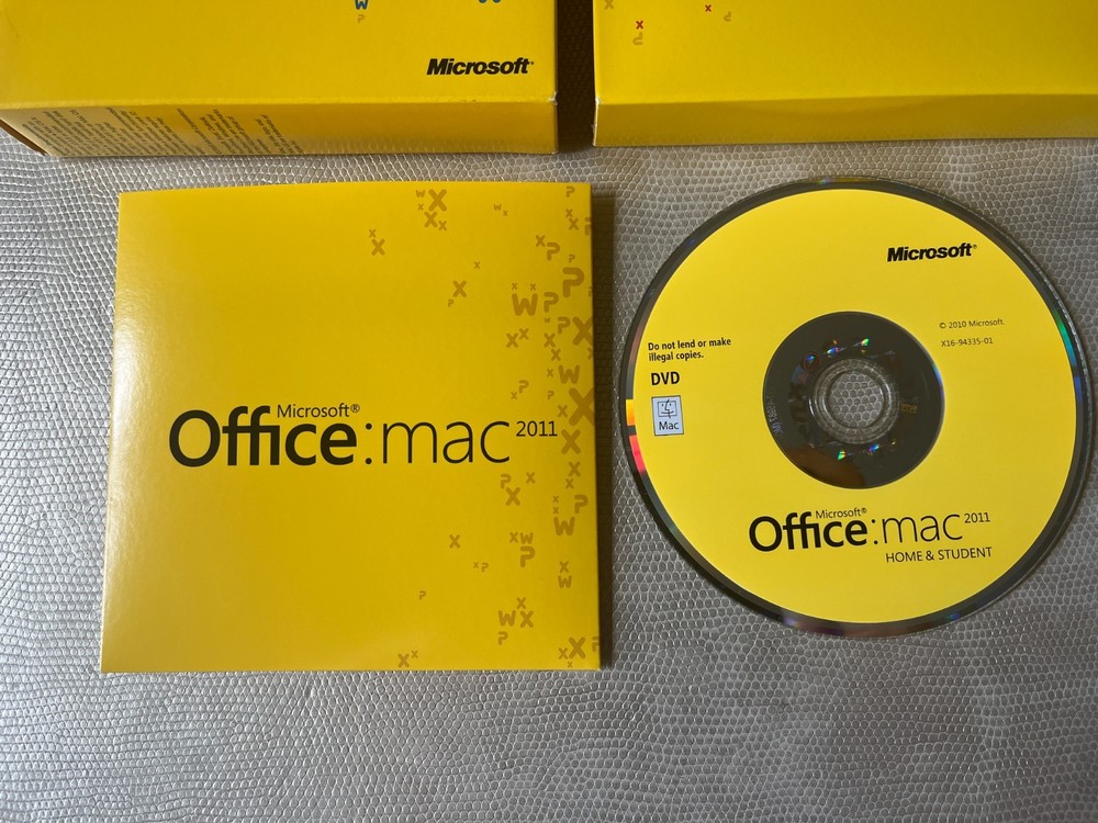 Microsoft Office Mac Home Student 2011 Family Pack + Office 2004, Virtual PC Mac