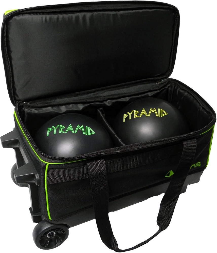 Bowling Bag Nylon Double Roller with Shoe Compartment for Mens Size 16