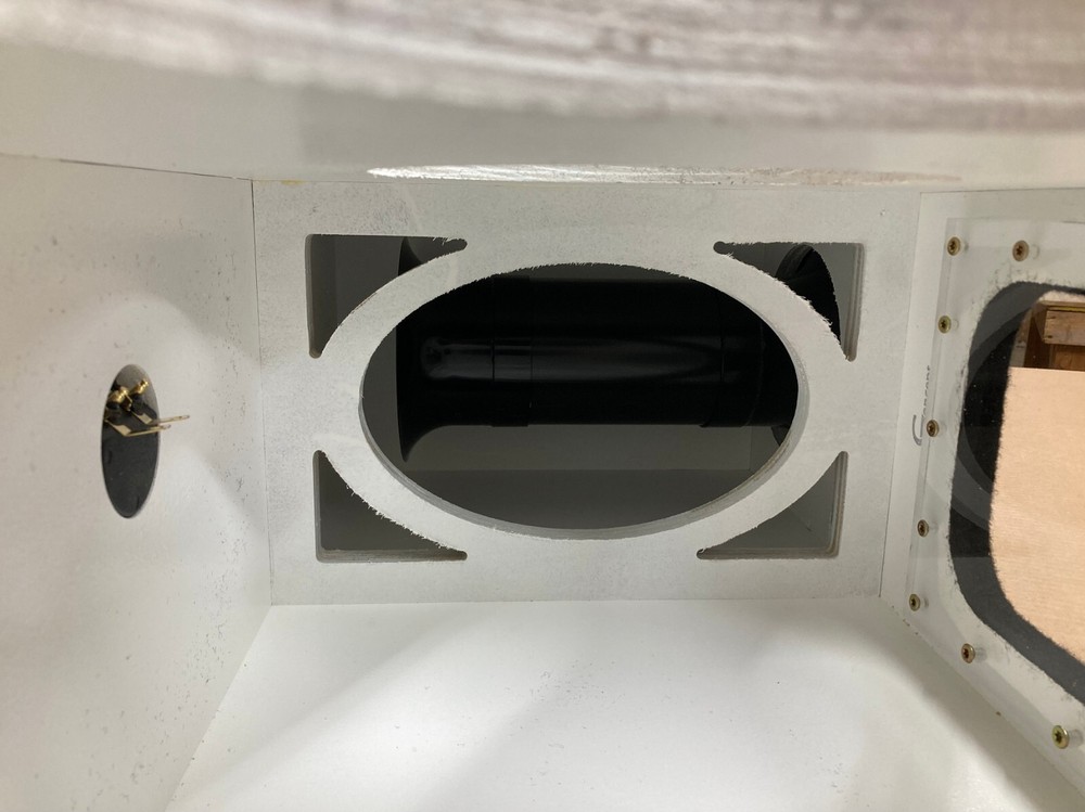Custom Ported Sub Box Enclosure for 2 6.5” DD Audio 1506A Subs - White Interior