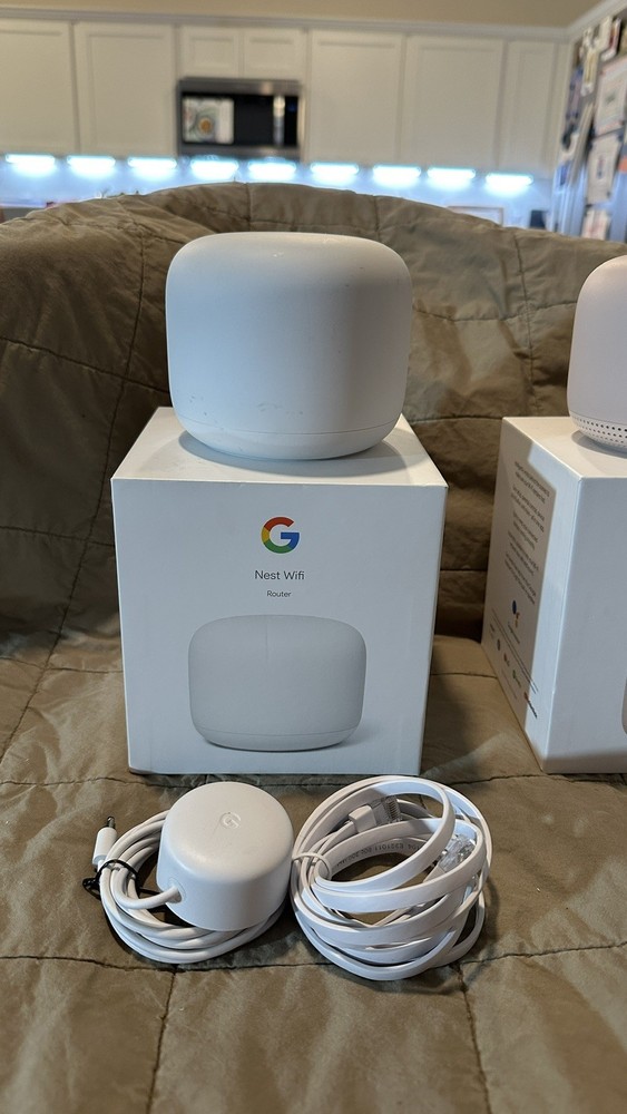 Google Nest Wifi Router and 3 Add-on Points