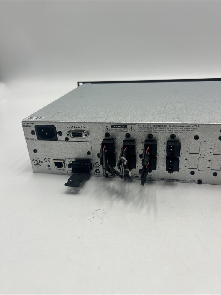 Biamp Systems Audia Flex Model TI-2 Digital Audio Processor Power Tested