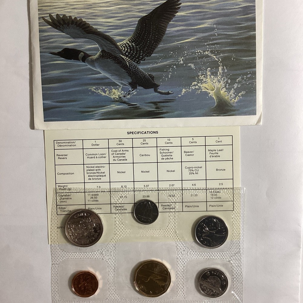 Canada 🇨🇦 1989 Proof Like Set Issued By RCM