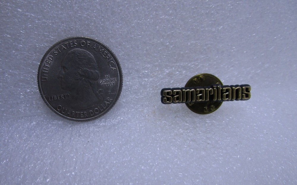 Samaritans Plastic Pin