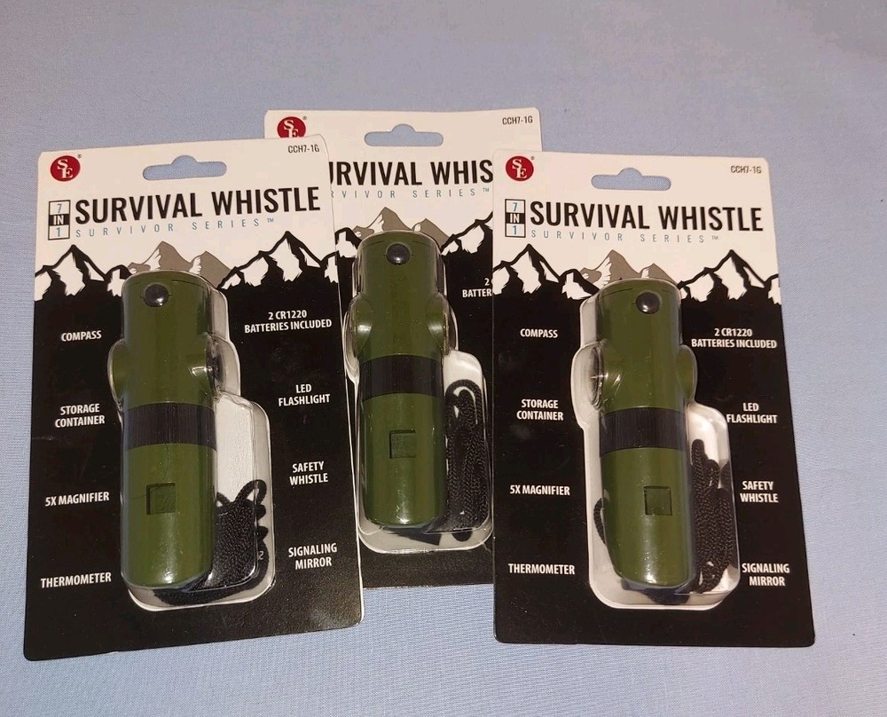  7 in 1 Survival Whistles
