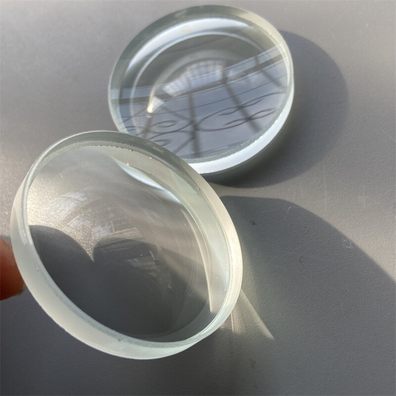 2PCS Dia.100mm Optical Glass Double Concave Lens for Teaching Optical Experiment