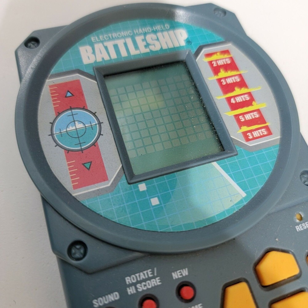 Handheld Battleship Game HASBRO 2002 Electronic - Tested - Works Box 2