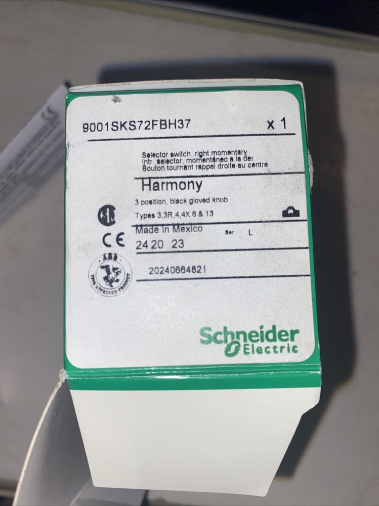 Schneider Electric 9001SKS72FBH37 - Selector switch, Harmony