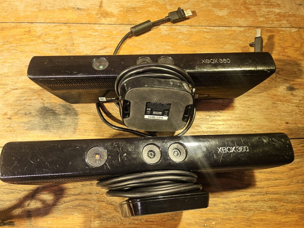 Lot Of (2) Microsoft XBox 360 Kinect (Untested)