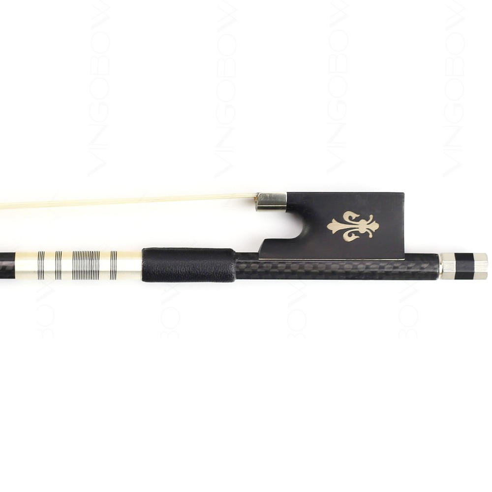 Pro. Level Carbon Fiber Violin Bow Pernambuco Performance Textured Braided Stick