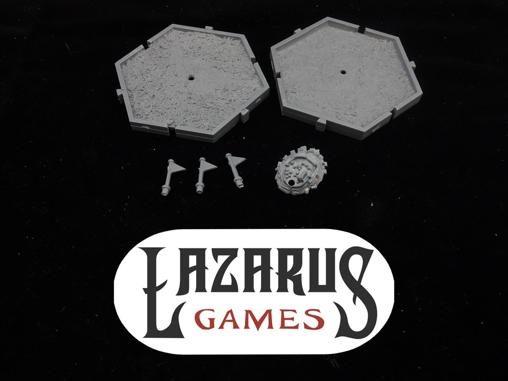 Warhammer Fantasy "Oldhammer" - 2 Mighty Empire Tiles w/ bits (oop plastic)