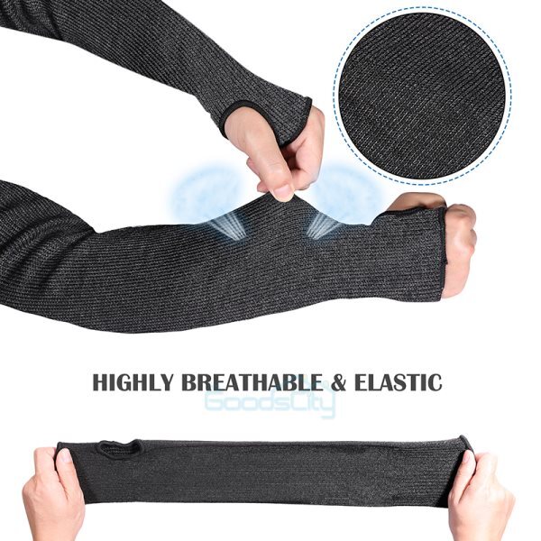 Cut Resistant Sleeves with Thumb Hole for Safety Work Preventing Stab