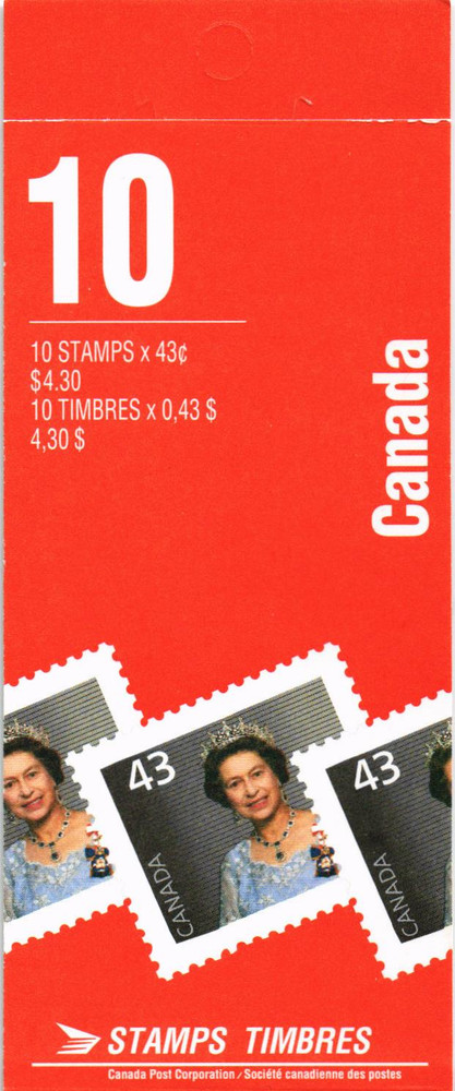 Canada 1992 Yvert C 1296a(II) Basic Queen Elizabeth II MNH VF