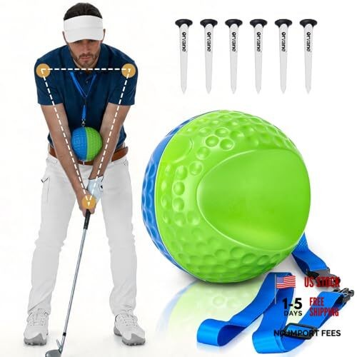 Golf Training Aid Ball – Forearm Connection Swing Trainer for Medium