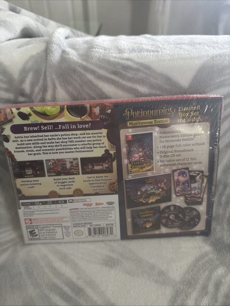 Potionomics: Masterwork Edition - Limited - Nintendo Switch Sealed Brand New
