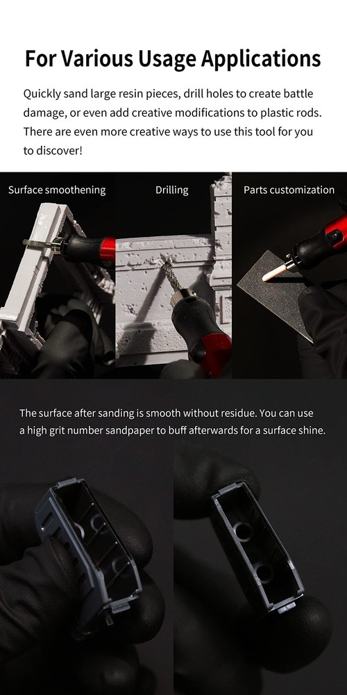 USB Charge Portable Micro Sanding Pen For Hobby Model Craft,Sanding, Polishin...