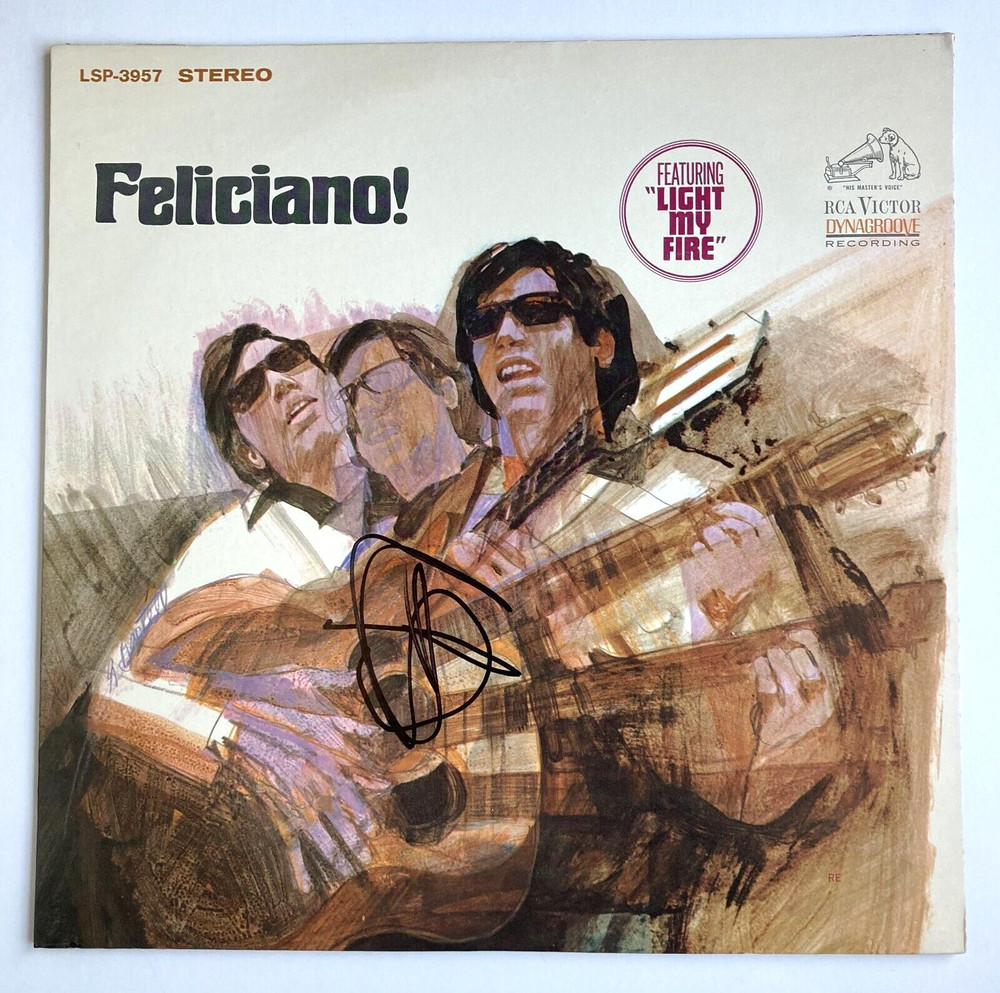 JOSE FELICIANO  signed autograph LP  COA