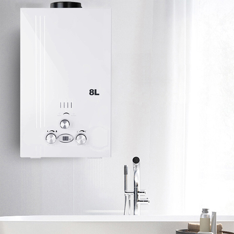 8L LPG Gas Tankless Water Heater 2GPM Propane Gas Instant Water Shower Boiler