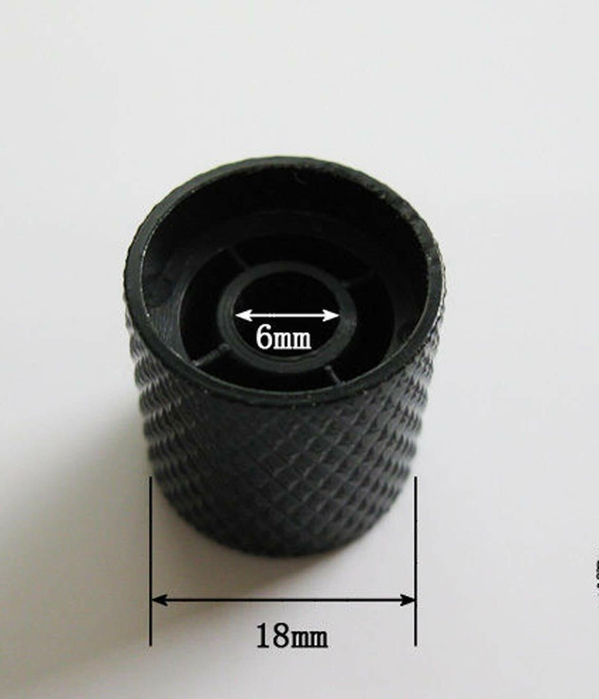 Hand engraving 4pcs scroll grass pattern electric guitar black metal knobs