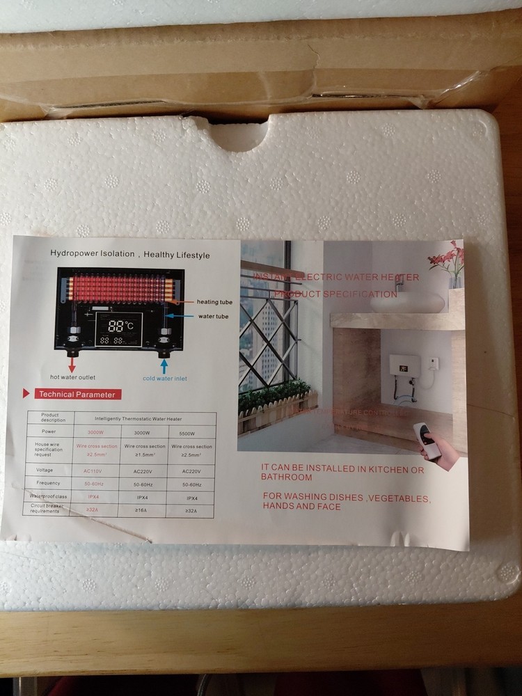 Intelligently Thermostatic Water Heater - Tankless Water Heater - Mini