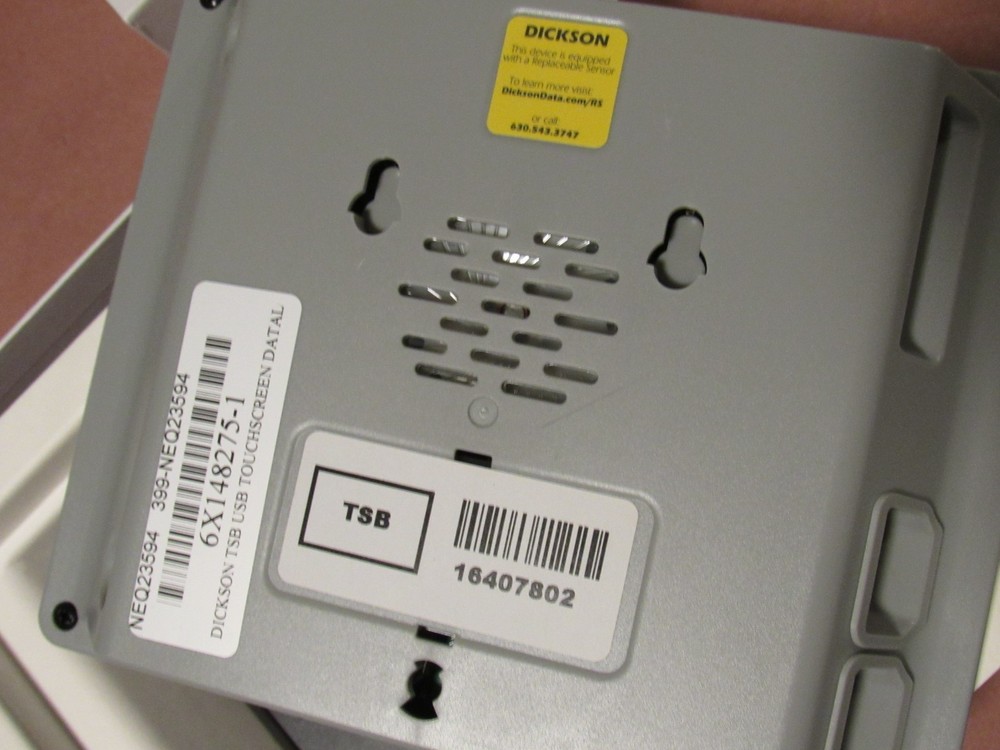 Dickson Data Touchscreen Data Logger TSB TOUCHSCREEN USB