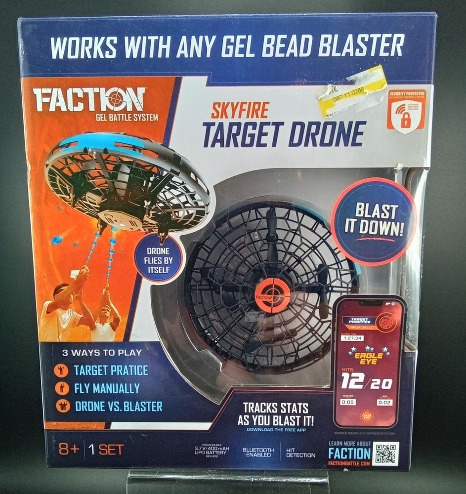Faction Skyfire Target Drone Gel Battle System Bluetooth Enabled Drone Hits