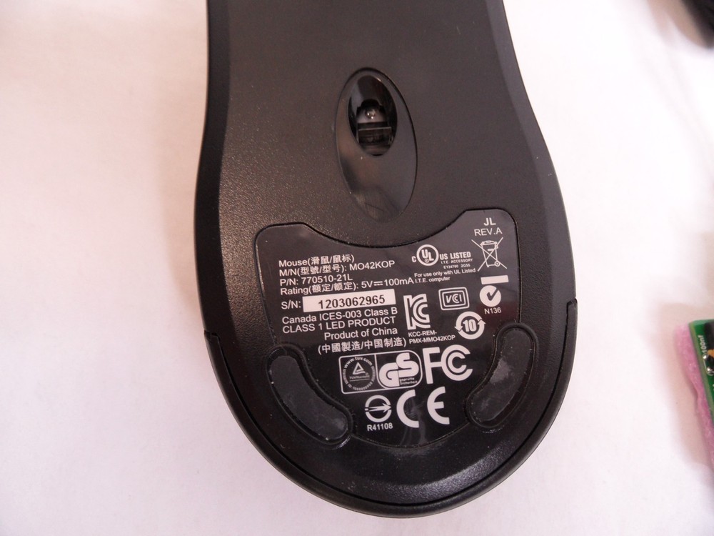PS/2 Optical Mouse and Mouse adapter for Atari ST Computers