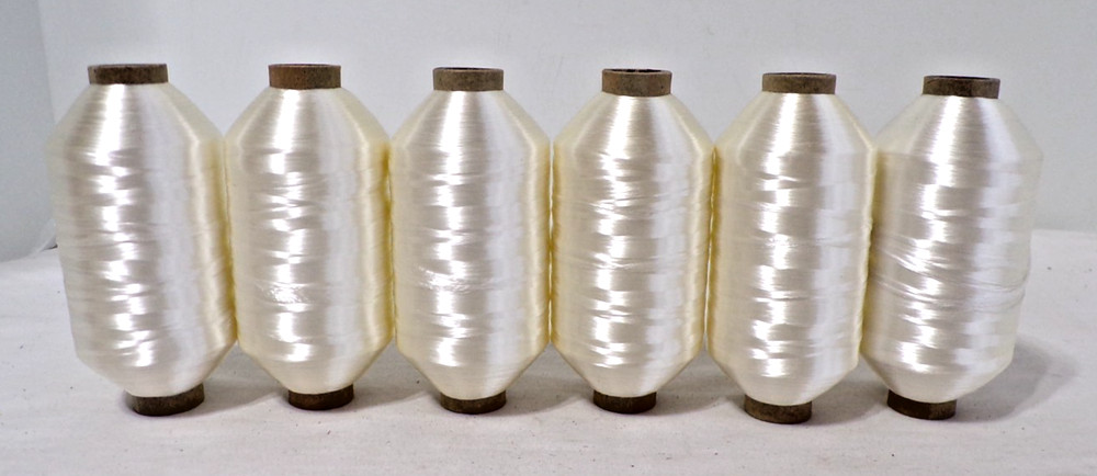 6 Spools Of Standard Thread NATURAL COLOR THREAD -See Below