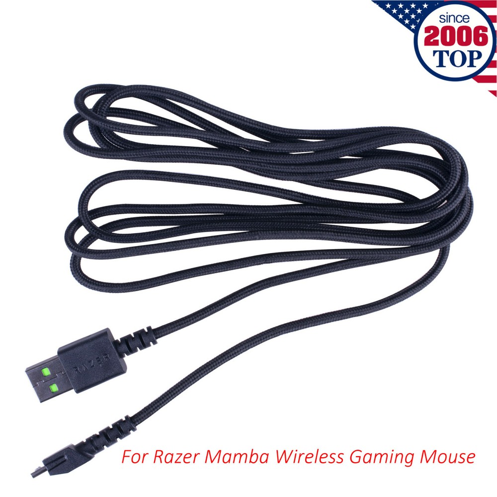 USB charging cable for Razer Mamba Wireless RC30-027101 / Mamba HyperFlux Mouse