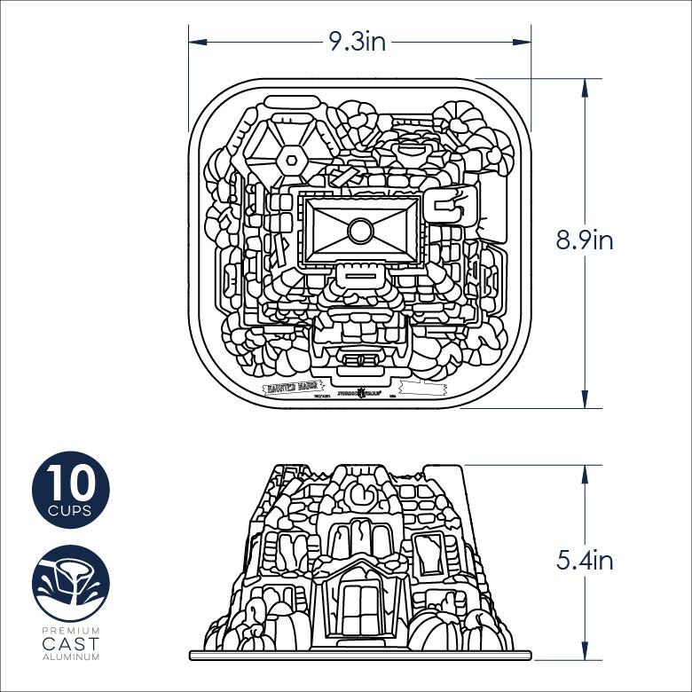 Nordic Ware Haunted Manor Bundt® Pan