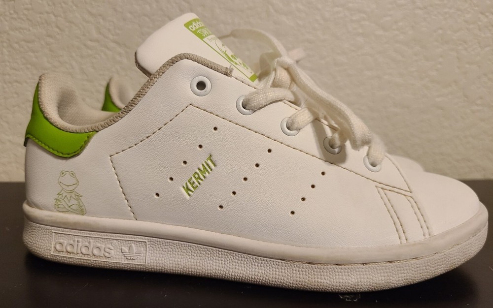 Adidas Stan Smith Kermit Sneakers Boys Size 1 Pre Owned
