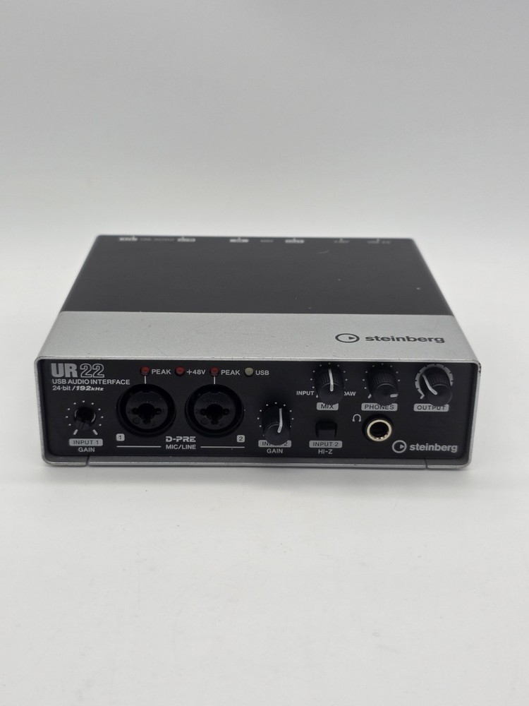 Steinberg UR22 Two Channel USB Audio Interface Tested Working No USB Cord