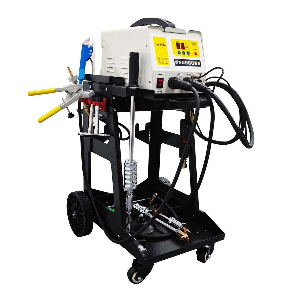 220V Steel Dent Pulling Machine Car Repair Spot Dent Puller Dent Pull Tool Kit