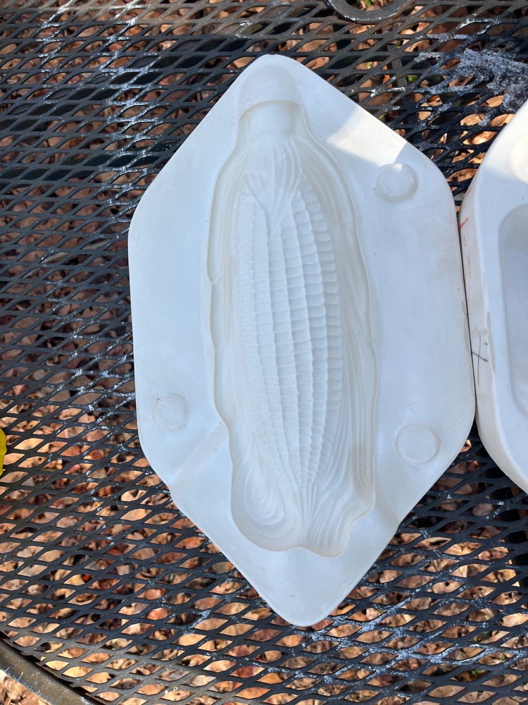 Corn Shaped Dish Duncan DM303 Vintage Ceramic Slip Casting Mold