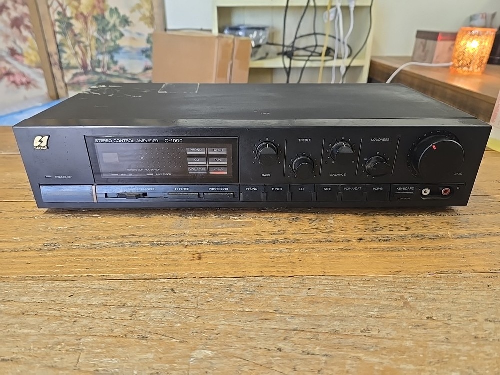 Sansui C-1000 Vintage Stereo Control Preamplifier Audio Component
