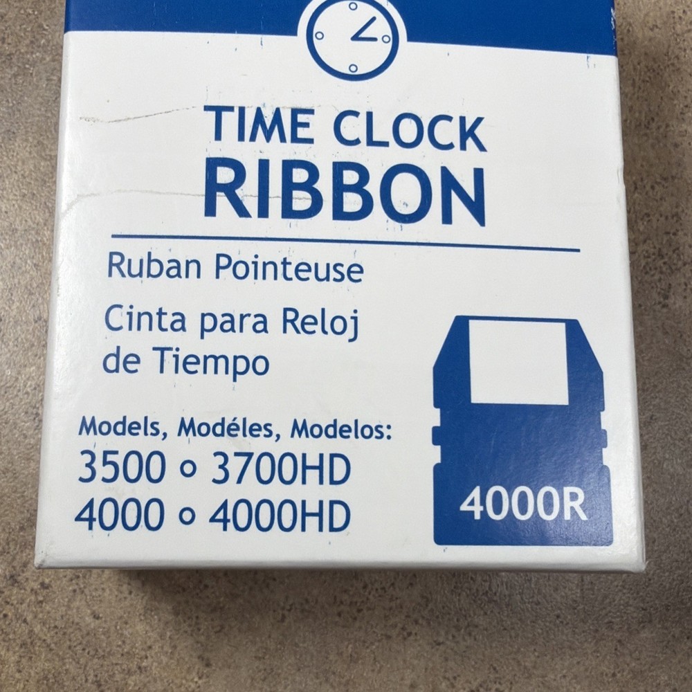 Pyramid Replacement Ribbon for Time Clocks – Models 3500, 3700, 4000, 4000HD