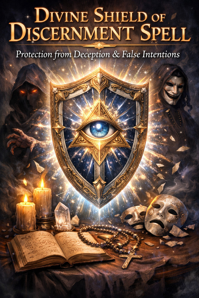Divine Shield of Discernment Spell - Protection from Deception & False Intention